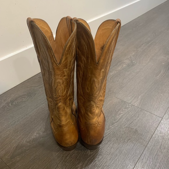 ‼️‼️Sold‼️‼️ Charlie Horse 1 Artisan Handcrafted Cowboy Boots. - Picture 3 of 9